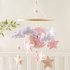 Wooden Baby Crib Mobile with Music Box