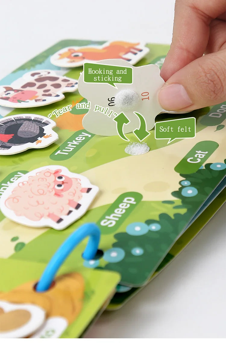 Interactive Learning Binder Quiet Busy Book
