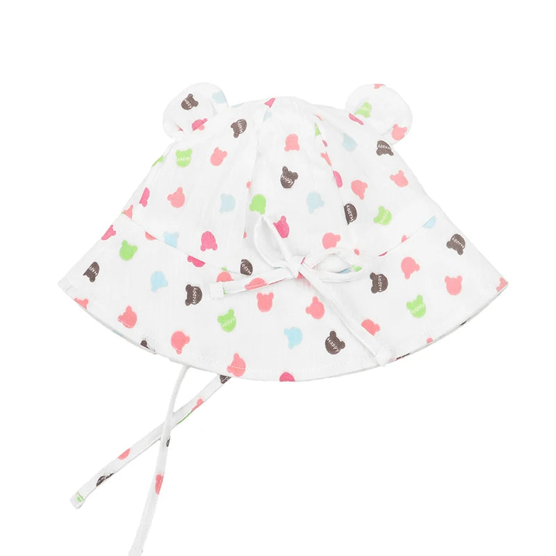 Adjustable Muslin Cotton Baby Sun Hat