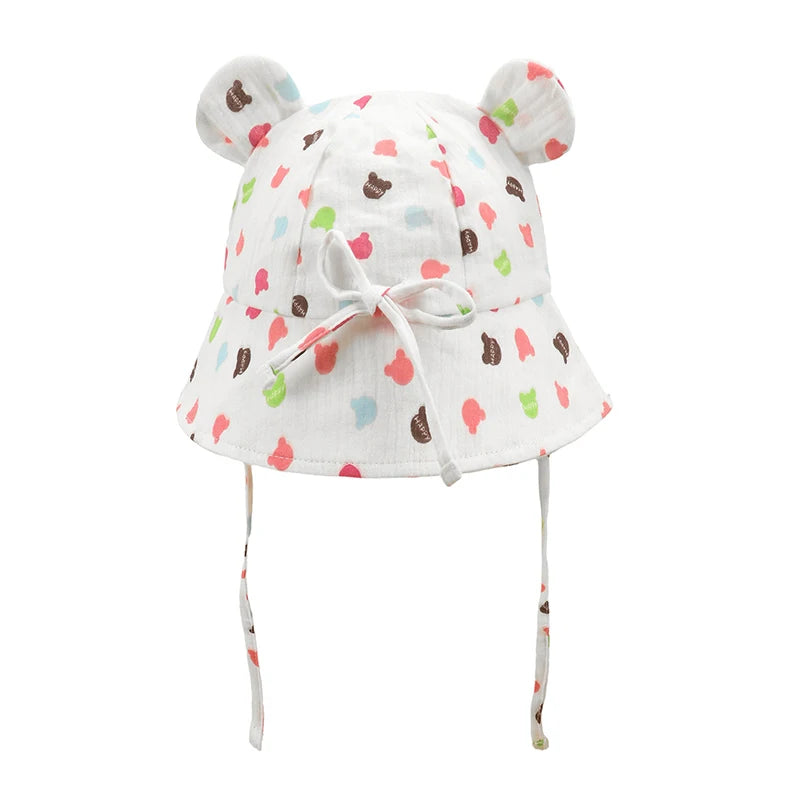 Adjustable Muslin Cotton Baby Sun Hat