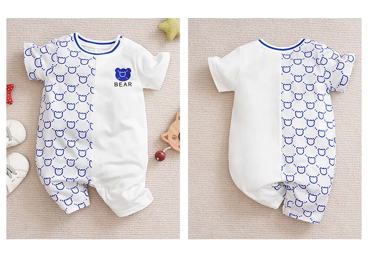 Adorable Teddy Bear Baby Jumpsuit