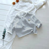 Striped Long Sleeve Cotton Tee for Kids and Toddlers
