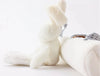 Rabbit Hand Bell Soft Hanging Baby Plush Toy for Car Seat and Stroller