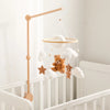 Wooden Baby Crib Mobile with Music Box