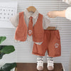 Summer Cotton Shirt and Shorts Outfit Set for Toddlers