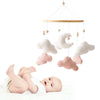 Wooden Baby Crib Mobile with Music Box