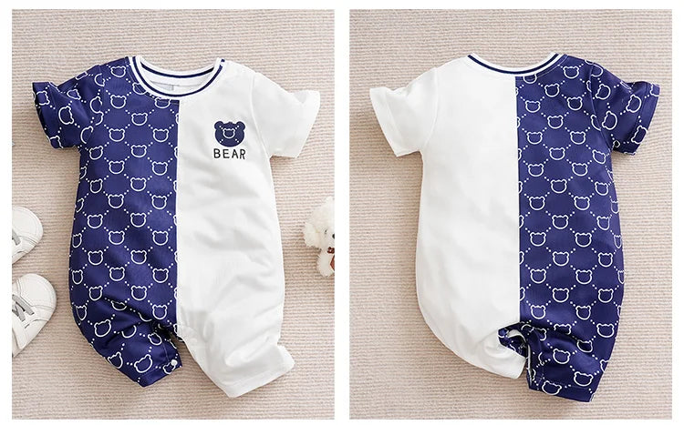 Adorable Teddy Bear Baby Jumpsuit