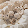 Soft Crochet Baby Rattle & Wooden Teether