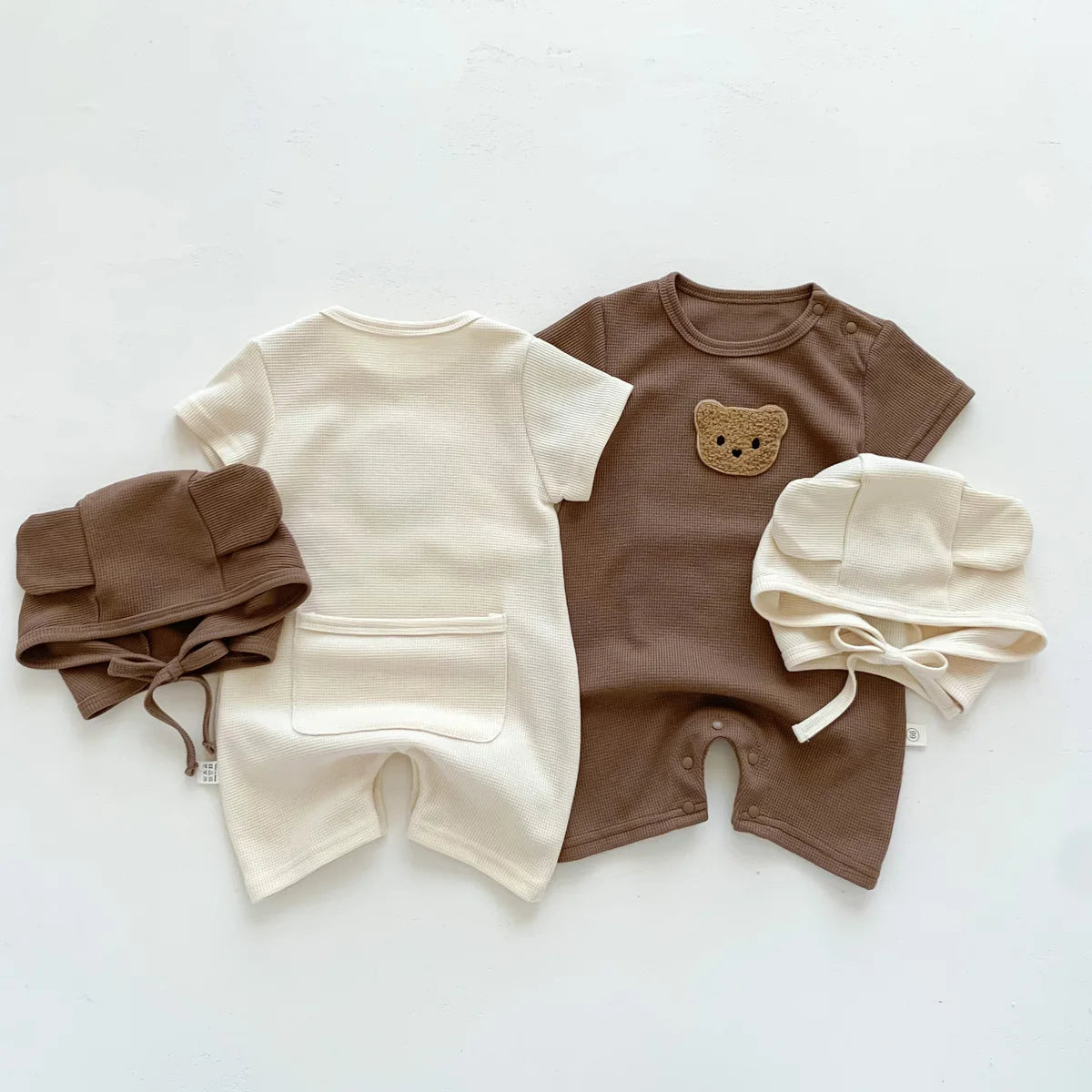 Summer Cotton Baby Romper Set