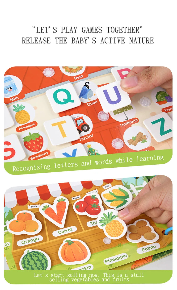 Interactive Learning Binder Quiet Busy Book