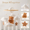 Wooden Baby Crib Mobile with Music Box