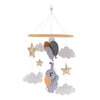 Wooden Baby Crib Mobile with Music Box