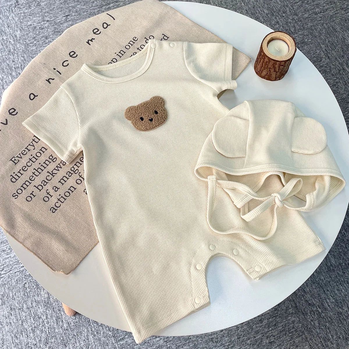 Summer Cotton Baby Romper Set
