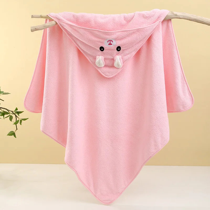 Soft Baby Bath Towel and Swaddle