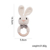 Soft Crochet Baby Rattle & Wooden Teether