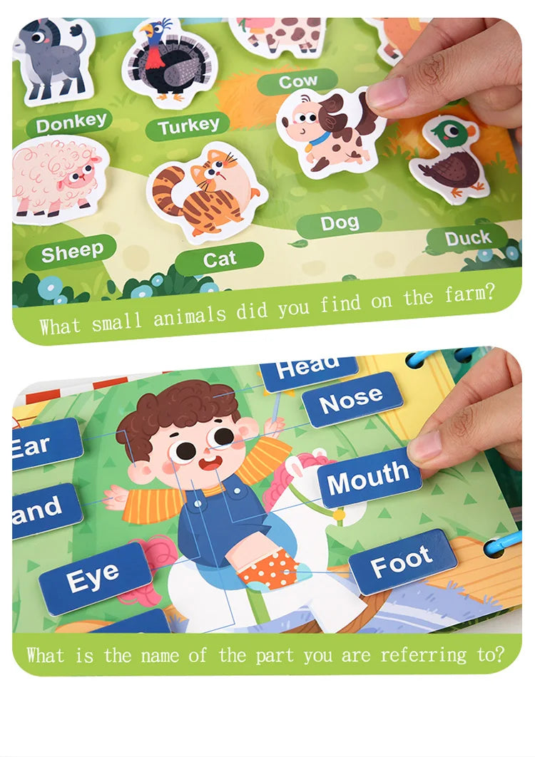Interactive Learning Binder Quiet Busy Book