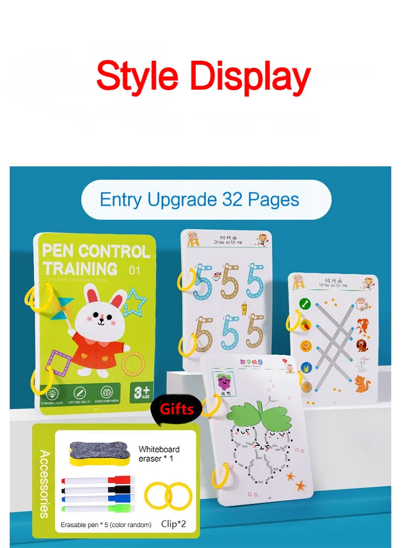 Reusable Magic Tracing Workbook