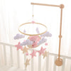 Wooden Baby Crib Mobile with Music Box