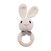 Soft Crochet Baby Rattle & Wooden Teether