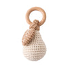 Crochet Animal Rattle Bracelet and Wooden Teethe
