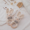 Soft Crochet Baby Rattle & Wooden Teether