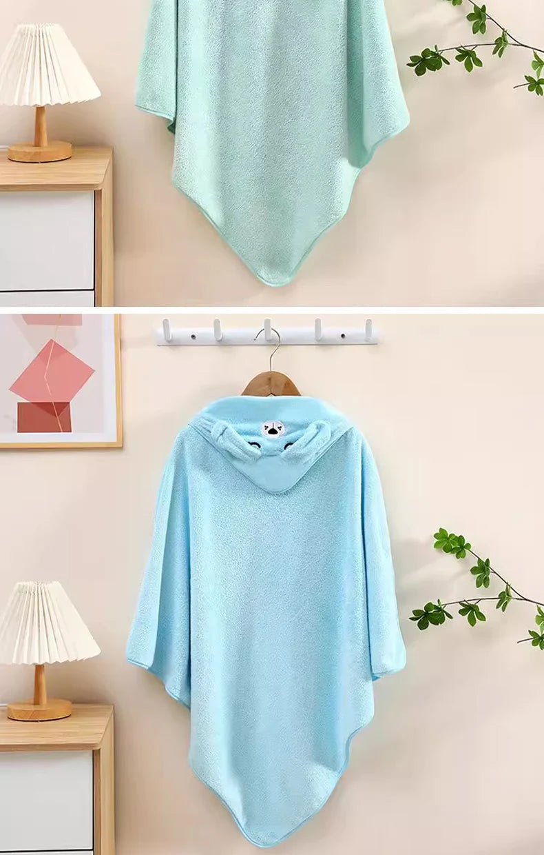 Soft Baby Bath Towel and Swaddle