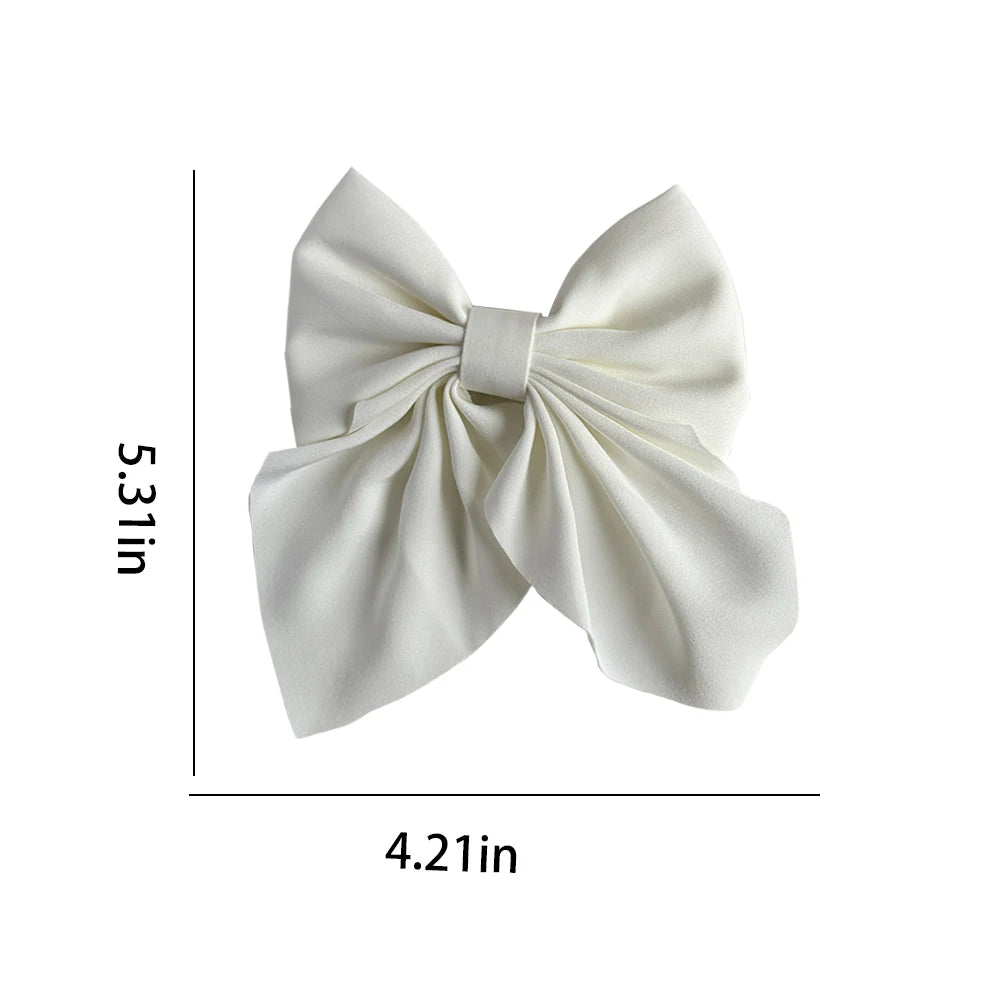 Elegant Ribbon Bow Hair Clips