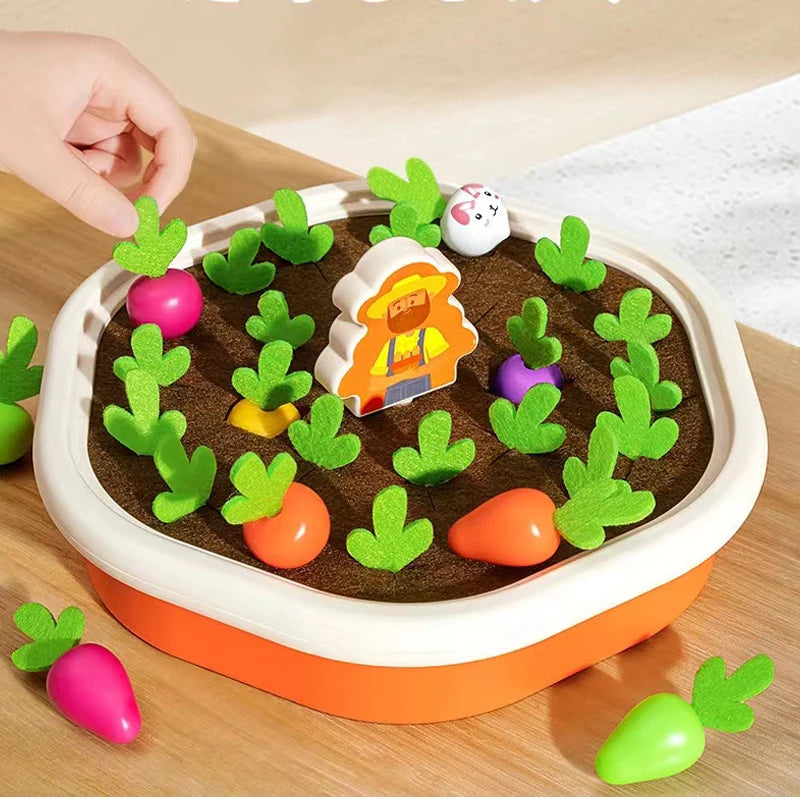 Shape Sorting Montessori Carrot Pulling Toy