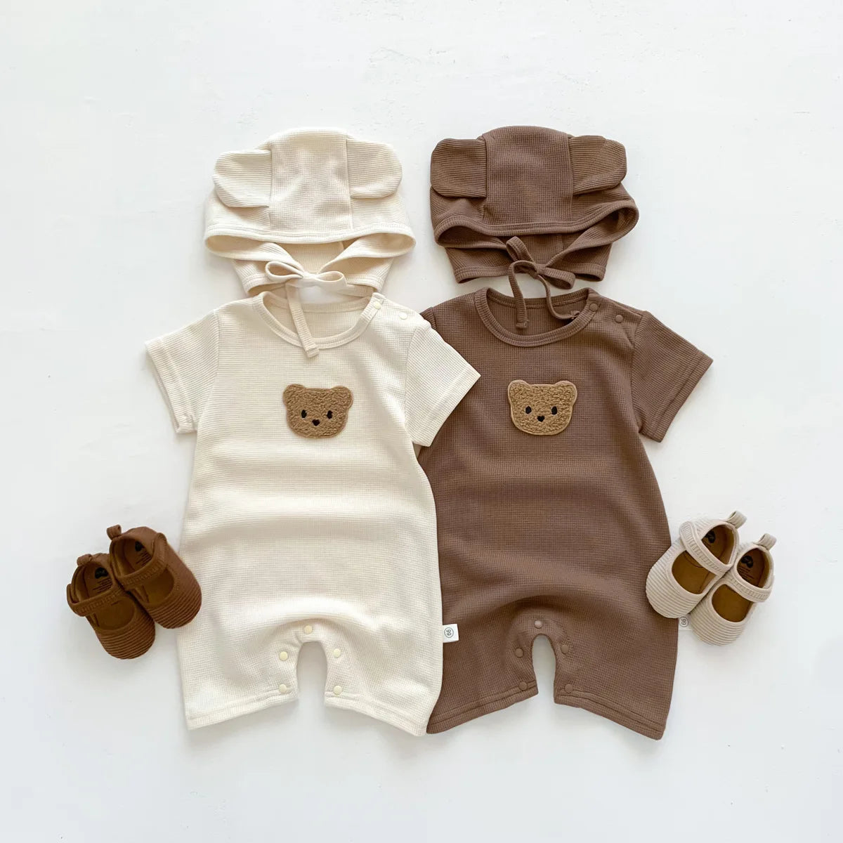 Summer Cotton Baby Romper Set