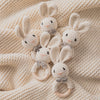 Soft Crochet Baby Rattle & Wooden Teether