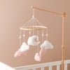 Wooden Baby Crib Mobile with Music Box