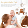 Wooden Baby Crib Mobile with Music Box
