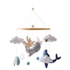 Wooden Baby Crib Mobile with Music Box