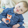 Crochet Animal Rattle Bracelet and Wooden Teethe