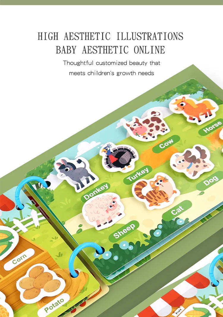 Interactive Learning Binder Quiet Busy Book