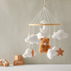Wooden Baby Crib Mobile with Music Box
