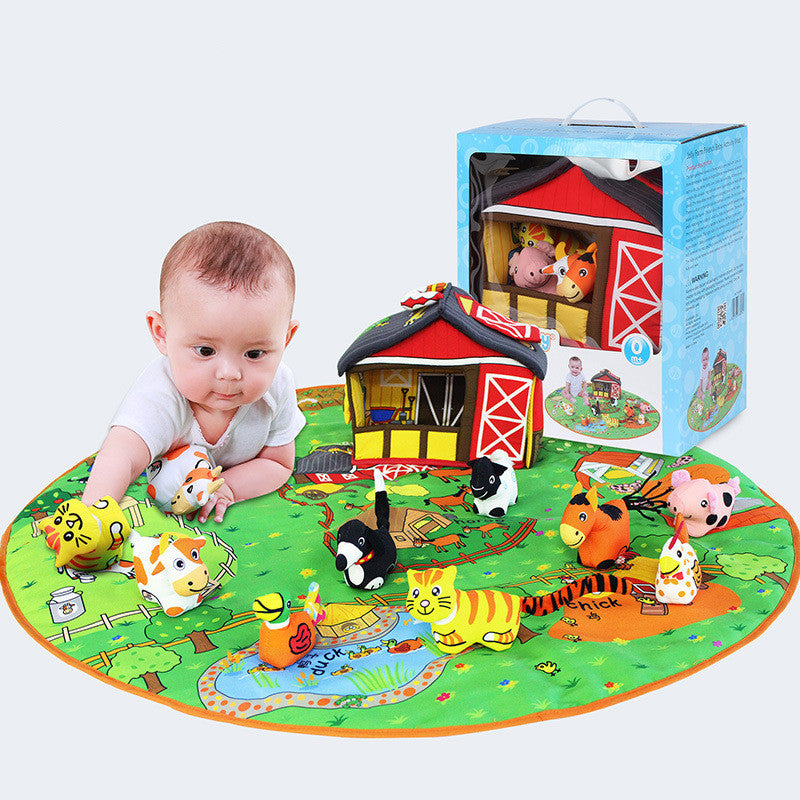 Baby Play Blanket Early Education Animal Toys